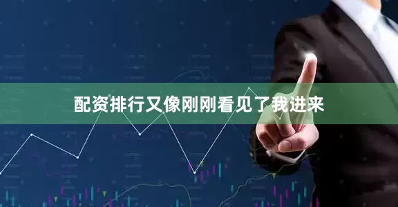 配资排行又像刚刚看见了我进来